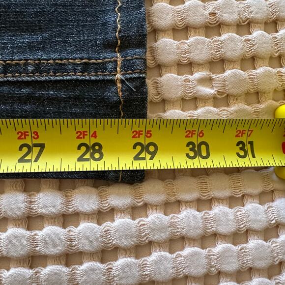 Vintage Y2K Cabi Low Rise Boot Cut Jeans Flap Pockets Rodeo Coyote Ugly Size 4 - Picture 10 of 10